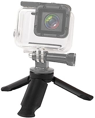 CLISPEED Support De Trépied Compact Antidérapant pour Appareil Photo Et Smartphone, Mini Support De Bureau Portable en Abs, Compatible Enregistrement Vidéo Et Diffusion en Extérieur, Stable Et Léger