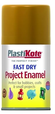 SuperGift.com Fast Dry Project Enamel Spray Paint, Perfect for Hobbies and Crafts (Copper, 100ml)
