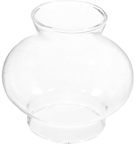 BAZEITFLOW Öllampe Glaszylinder Kleiner Glaslampenschirm für Petroleumlampe Winddicht Selbstgemacht Ersatzglas Zylinder Transparent Durchmesser 6cm Höhe 6cm