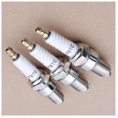 Lot de 3 Bougies d'allumage compatibles avec Les Moteurs Essence 4 Temps GX160, GX200, GX240, GX270, GX340, GX390, 168F, 170F, 188F et 190F. Pièce détachée for Tondeuse autoportée.