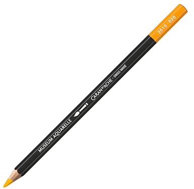 Caran d'Ache Museum Aquarelle Pencil, Golden Yellow (3510.02)