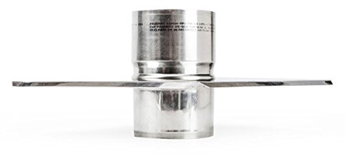 Stainless Steel, Collar Top Plate Pipes Stove Chimney Flue, Ø 150 mm (5.91)