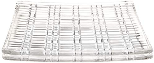 Spiegelau & Nachtmann, Servierplatten-Set, 2-tlg., Quadratisch, Kristallglas, Square, Größe: 21 cm, 101045