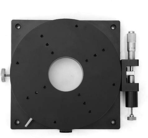 Manueller Drehtisch, SEMR160 Präzisionslager mit drehbarer Plattform, verschiebbarer Drehtisch zur optischen experimentellen Messung von Prüfgeräten