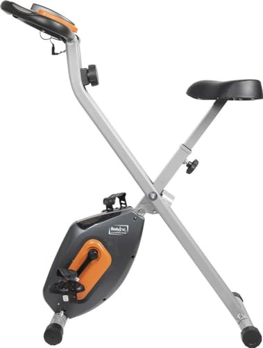 Bodyline Vélo pliable avec caméra X-Bike Star peu encombrant - régulateur d'effort jusqu'à 8 niveaux - ordinateur numérique multifonctionnel - fitness à domicile - Certifié CE et EN957