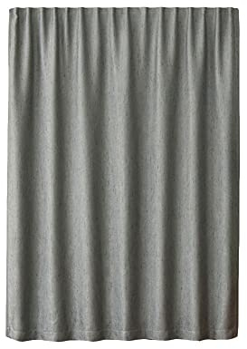 DAIHAN Instalación Simple sin Agujeros Moderno Cortina de 1 Pieza de Cortinas de Ventana privacidad protegida Cortina Opaca para Habitacion Tratamiento de Ventana Gris