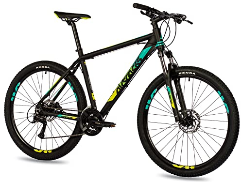 Airtracks Herren 27,5 Zoll Mountainbike Hardtail MTB Fahrrad MB.2725 Shimano Acera 21 Gang Kettenschaltung - 51cm Körpergröße 180-190cm