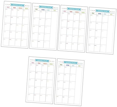 NUOBESTY 3er-sets Planer-nachfüllpapier Nachfüllpapier Für Ordner Nachfüllpapier Für Ordner Rasterpapier 6-loch-nachfüllpapier Für Planer Ordner 40 Blatt * 3