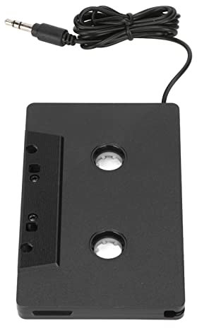 Adaptador de cassette, adaptador auxiliar de cassette para coche Sonido estéreo Rendimiento confiable Diseño clásico de 4 canales para teléfono Altavoz de coche Tablet