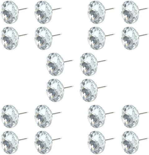 Polsternägel, antike Druckknöpfe, 100 Stück, Kristall-Polsterknöpfe, Sofanägel, Knöpfe, DIY-Kristallknöpfe for Nähen