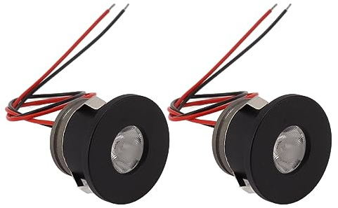 YWBL-WH 2 Faretti LED Incasso Soffitto 15° Fascio Stretto 1W per Illuminazione Accento Oggetti e Vetrine