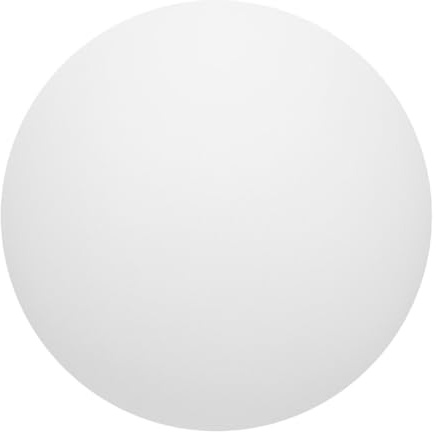Gadpiparty Pantalla De Lámpara Globo De Vidrio Esmerilado white 5.4 Pulgadas Repuesto Para Lámpara Colgante Interior Con Orificio De Apertura Luz