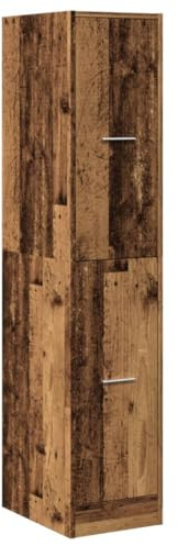 vidaXL Apothekerschrank Altholz-Optik 30x41x144,5 cm Holzwerkstoff