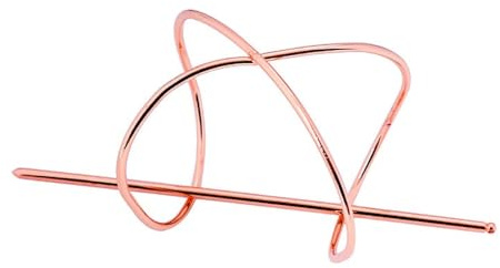 1 Stück Elegante Keltische Haarnadel,Metall Haarspangen Damen,Pin Dutt Halter Clips,Vintage Dekorative Haarschmuck,Chinesische Haarspange für Hochzeiten Partys Verlobung Arbeit,Roségold