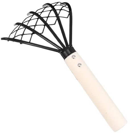 Rastrello da Prato - Rastrello Artigliato A 5 Denti E Zappatore | Attrezzo Manuale Per Scavare E Lavori Di Giardino Diserbo Manutenzione Del Prato Sabbia Suolo E Paesaggio Esterno