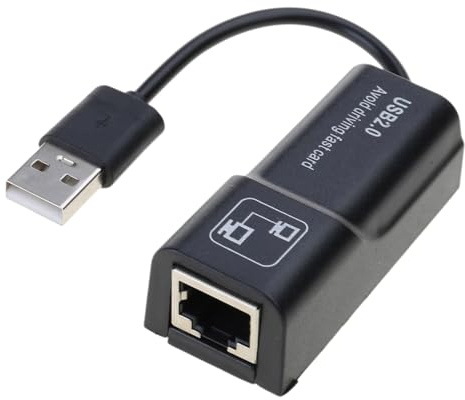 Adaptador USB a Ethernet de 100 Mbps USB 2.0 a RJ45, convertidor de red para PC, portátil, tarjeta de red
