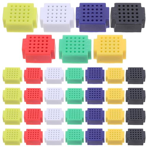 35pcs Universal Mini Breadboard Pcb No Soldering Circuit Board