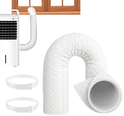 Portable Air Conditioner Hose Insulation Sleeve, Thermal Pipe Sleeve - Portable Air Conditioner Hose Cover Wrap for 5 & 5.9inch Diameter