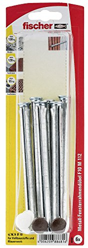 Fischer, Tassello per telaio finestra F 10 M 112 K SB-Karte, 88681