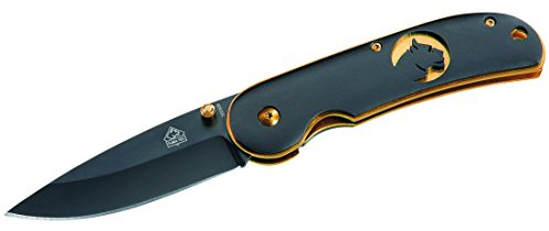 Puma TEC Einhandmesser Edelstahl-Griffschalen mit Motiv Länge geöffnet: 18.8 cm, 302411