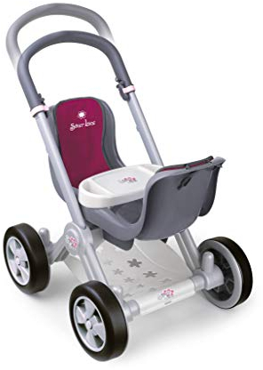 Silver Line- Buggys für Puppen Baby-Zwillinge, Rot (Famosa 800008883) Farbe