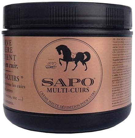 Sapo Baume Multi-Cuirs pour sellerie Animale Pot 500 ML