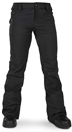 Volcom Damen Species Stretch Snowpant Schneehose, schwarz, Groß