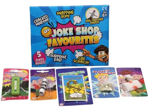 D.A.Y. Republic Classic Horrid Practical Jokes Game Box, Children Action Prank Kit for Friendly Jokes to Family & Friends, Kids Tricks Based Game for Boys & Girls 6 Years and Up (5 Pieces Joke Box)