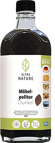 Ultra Nature Möbelpolitur 0,25L, Dunkel, Bio, Lösemittelfrei, Möbelpflege