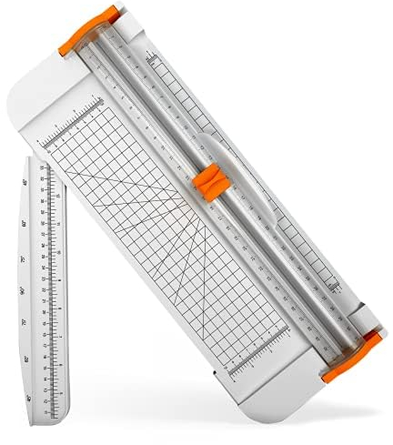 Papierschneider, A4 Papierschneider, Schneidemaschine mit Automatischer Sicherheits Sicherung, Scrapbooking Werkzeug zum Schneiden von Papier für Scrapbooking, Bastelpapier, Karton, Etikett