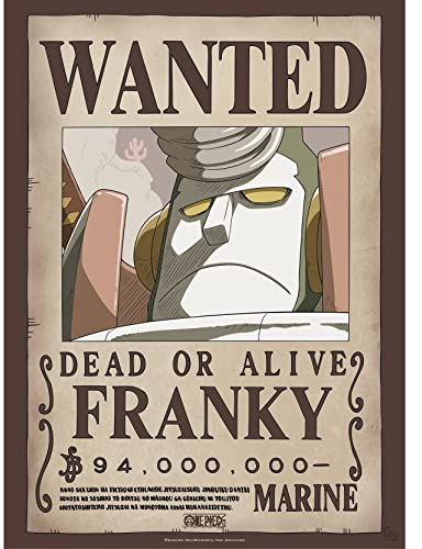ABYstyle One Piece Wanted Franky Poster 38x52cm