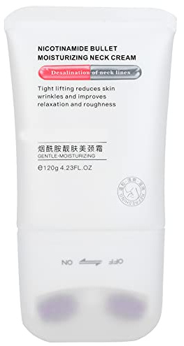 Neck Neck Firming, Nicotinamide Neck with Roll Massager Cream Lifting 120ml Double Roller Anti Aging Neck Lifting Straffende Creme Neck Care Faltenentfernungscreme