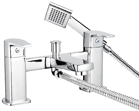 Bristan Niva Bathroom Taps, Chrome Bath Shower Mixer tap | NVA BSM C, Modern design, Matching bathroom sink taps available, Lifetime Cover