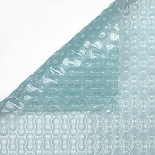 Bâche à Bulles pour Piscine Enterrée et Hors-Sol - Fabrication Française - Direct Usine - GeoBubble Sol+Guard - 500 microns - Non Bordée - Efficacité SUPERIEURE - Durée de Vie de 5 à 6 Ans