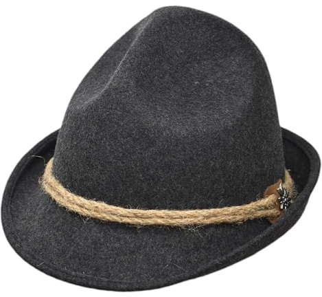 MELEGARI Faustmann Tiroler Dreispitzhut Stern Alpina | Bergmütze | Alpinenhut | Herren Damen | Sommer / Winter