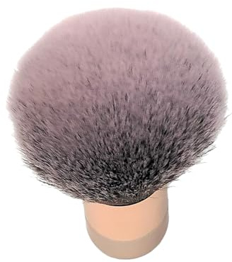 Luxurious and Large Soft Fluffy Powder Brush, Use as a Spray Tan Finishing Tool, Multipurpose Face and Body Barber and Beauty Tool, Large Kabuki Brush by BevyGold (Rosegold)
