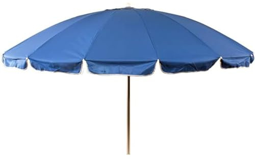 Ombrellone cm 240 antivento da spiaggia Grande con snodo per piscina giardino terrazzo balcone RESISTENTE CON 16 STECCHE