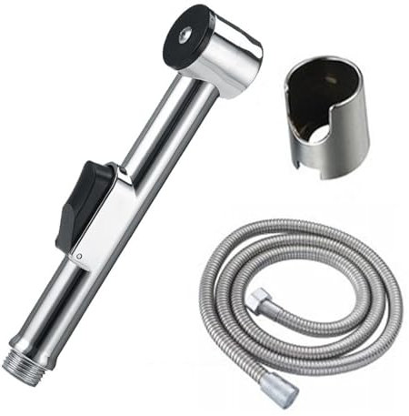 3Pcs Durable Bidet Douche Shower Spray Convenient Handheld Bidet Sprayer Kit Portable Bathroom Bidet Tap Spray for Feminine Hygiene, Pet Shower
