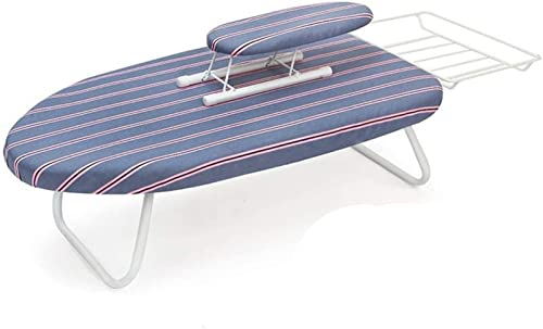 ISCBAFYX Tabla de Planchar Multifuncional, Mesa de Planchar de Metal Plegable, Sala de Estar, balcón, Lugar de Trabajo, Rejilla para Planchar, Cubierta de Agua Helada (Color: C, tamaño: 80 * 33 * 19