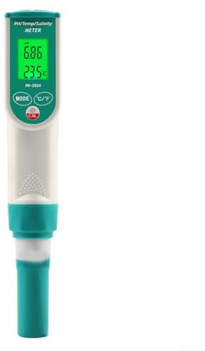 Vilgftyiet Digital PH Tester For Food And Soil, Beer & Wine Brewing Test Kit, Check pH of Fermenting Sausages and Salami, Waterproof pH Tester for Solid, Liquid, Soft Soil Sample