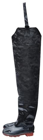 Watstiefel Leichte PVC- Watstiefel Mit Isolierung Für Männer Und Frauen wasserdichte Hüftstiefel Zum Angeln Jagen Waten Im Freien(38 EU)