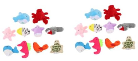 GETAJGHSD 20stücke Teiliges Set Tier-fingerpuppen Niedliche Meeresbewohner Für Delfin Schildkröte Und Für Geschichten Und Spielzeug