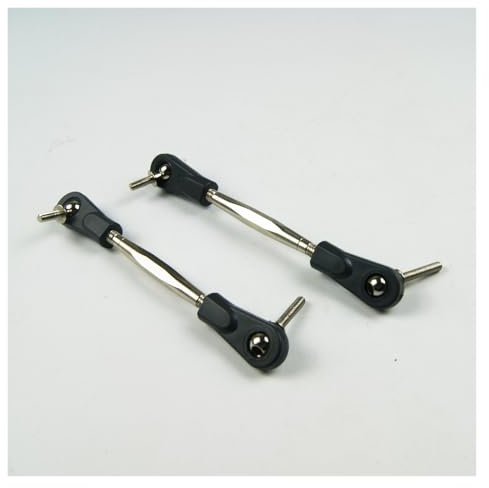 RWEQUTES Alloy Steering Rod Turnbuckle For Rovan HPI Rovan Rofun Baja 5B 5T Buggy Truck 1/5(Plastic)