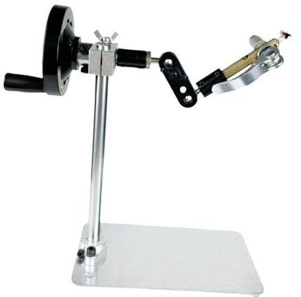perfk Étau Rotatif pour Attacher Les Mouches, Fournitures de Pêche, Leurres Portables, Accessoire de Fabrication