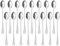 WhizNook 16 Pezzi 20 Cm Set Di Cucchiai Per Latte Macchiato, Cucchiai Lunghi, Cucchiaini Per Latte Macchiato, Cucchiaini Lunghi, Acciaio Inox