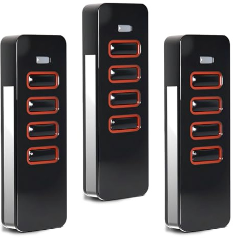 Mando para puerta de garaje 868Mhz para Sommer 4018 Pearl, Mando de garaje para Sommer 4018V000, Mando de 4 canales para Sommer (3 piezas)