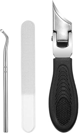 Böjda Tånagelklippare Rostfri Sned Trimmer Och Klippare | Bredkäftad Tånageltrimmer med Fasad Egg För , , Resa, Äldrevård, Män, Kvinnor, Manikyr, Pedikyr, Grooming