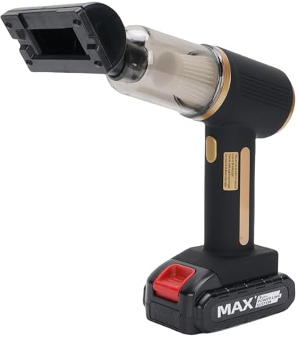 XUMIUZIY Aspirateur à Main sans Fil, Aspirateur de Voiture Portable 20 000 Pa Rechargeable avec Filtres Lavables, Batterie 6 000 MAh, Moteur sans Balais 2 en 1 pour Le Nettoyage de la