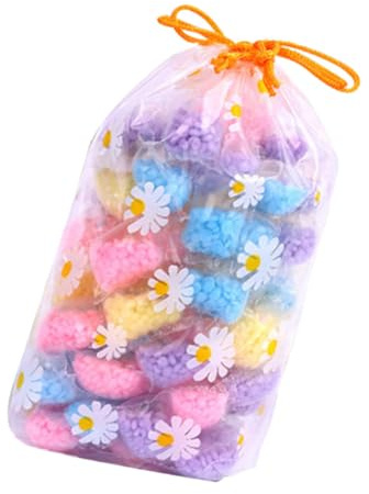 OSOLADY 60pcs Scented Laundry Beads Mixed Colors, Washing Clothes Concentrate Balls for Fabric Deodorizer, Fragrance Booster Suitable for Home Laundry and Daily Random Color