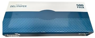 logan Interfolded Dry Waxed Deli Paper, 10.75 Length X 15 Width, White- 500 sheets